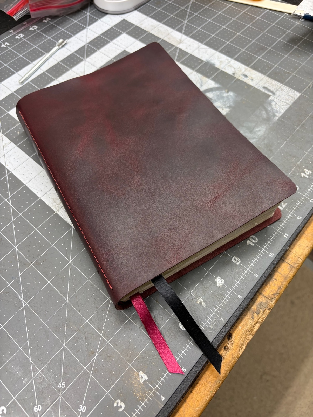 Rebound Bible with new leather cover